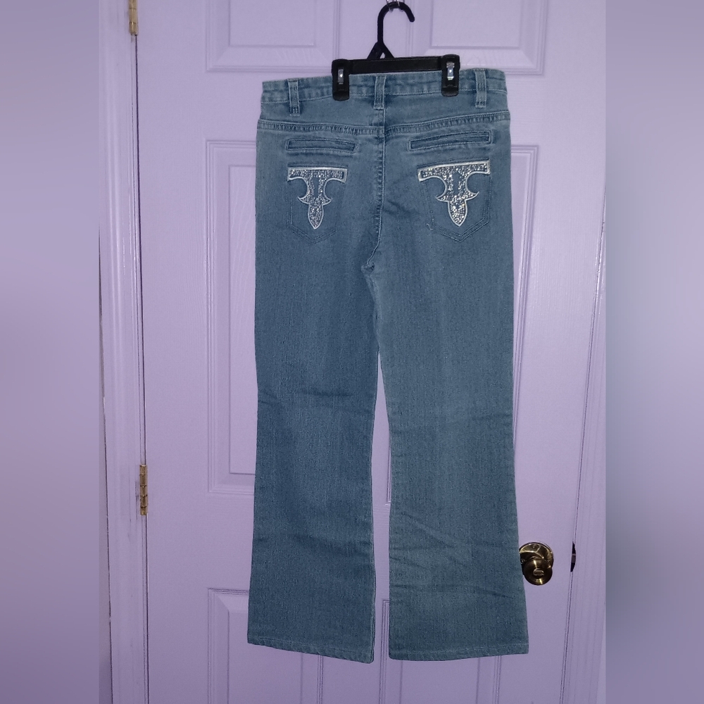 👖HP! Vintage Bedazzeled Bootcut Jeans Size 8